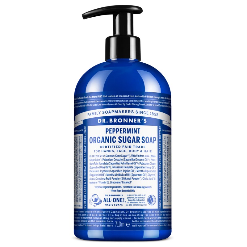 Cukraus muilas Dr.Bronner’s Peppermint, 355 ml