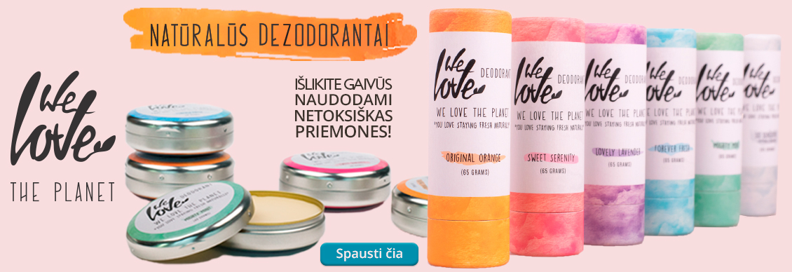 Natūralūs dezodorantai