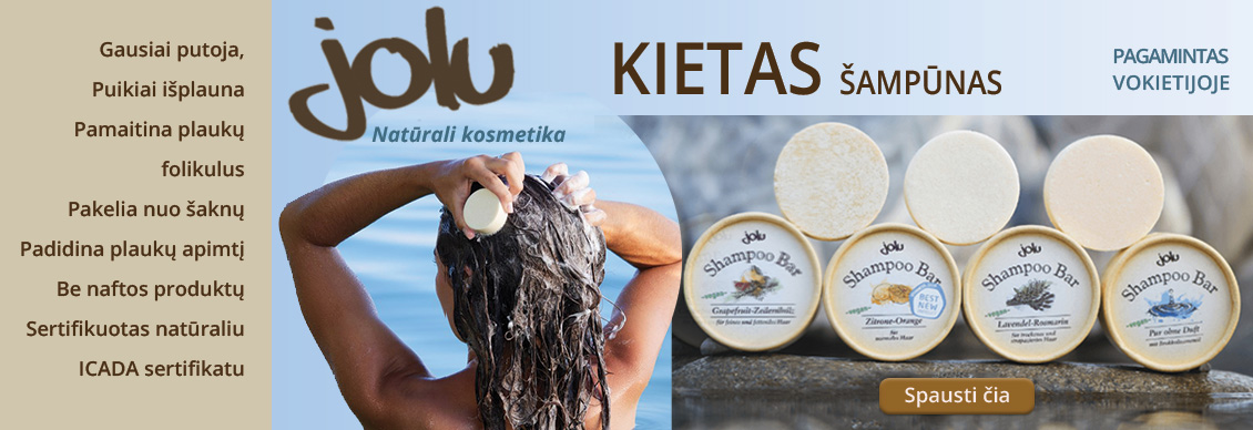 Kietas plaukų šampūnas