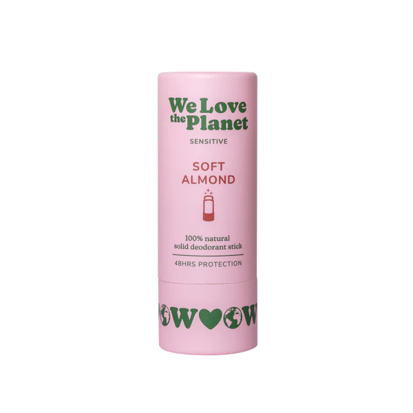 Soft Almond natūralus dezodorantas jautriai odai su migdolų kvapu, be kepimo sodos, ekologiškoje pakuotėje